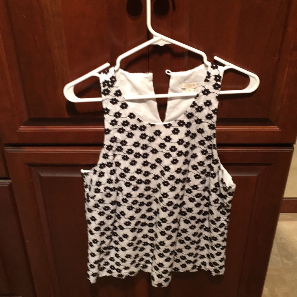 Jcrew embroidered tank